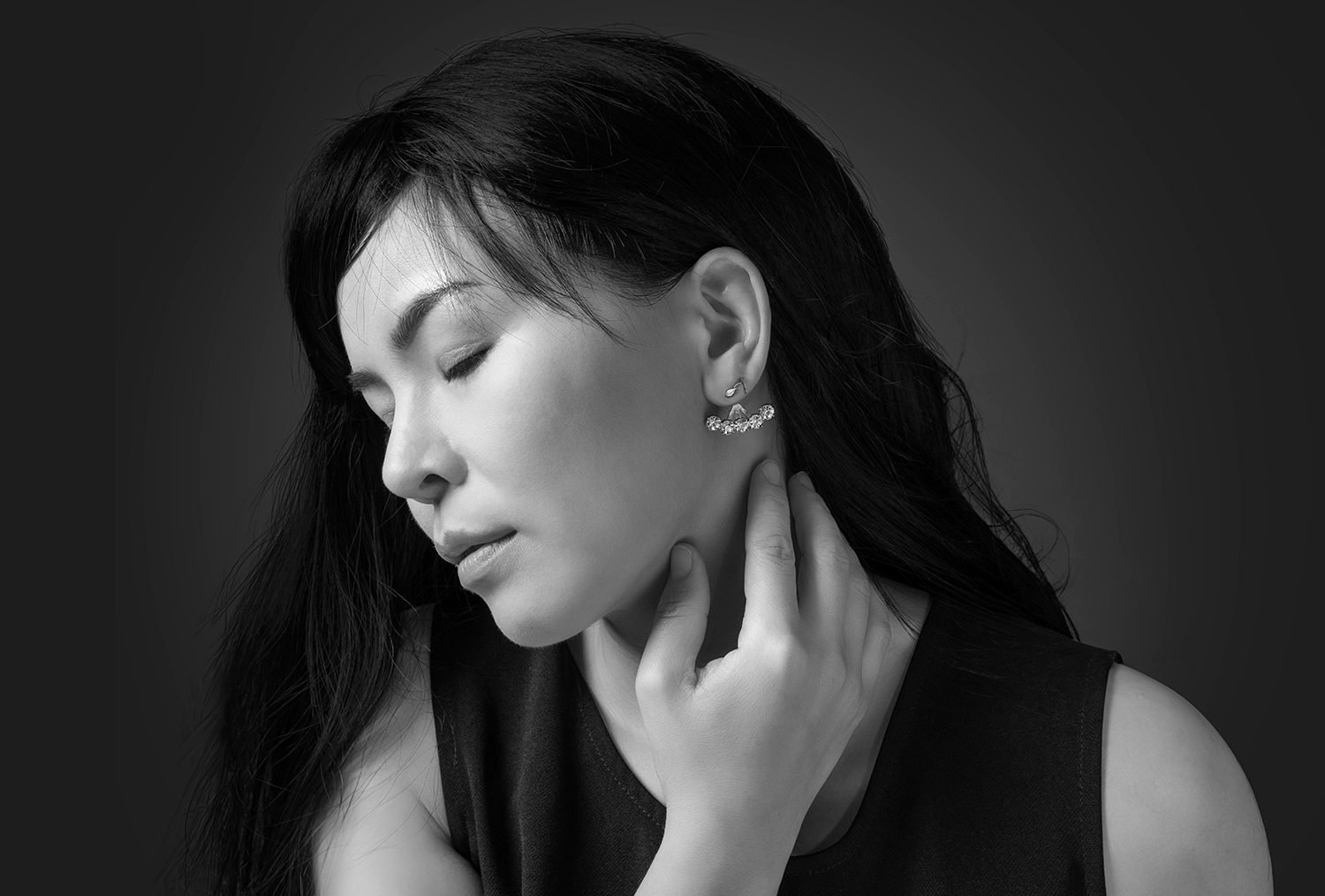 Personal portrait practice, home studio, Warsaw, Poland.
